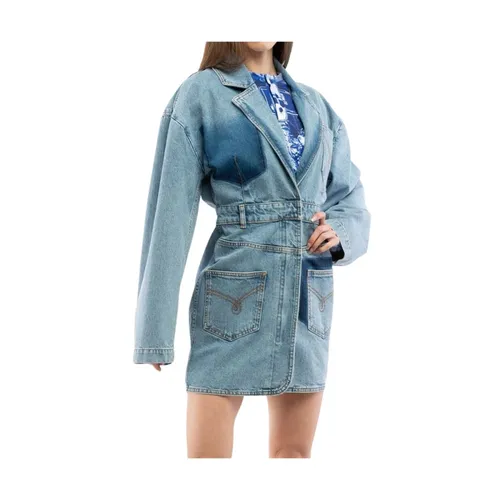 Jackets > Denim Jackets - - Moschino - Modalova