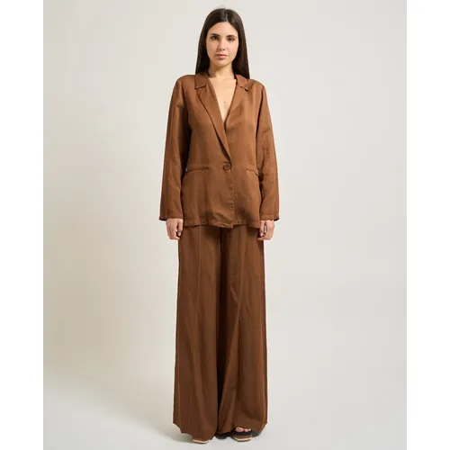 Trousers > Wide Trousers - - Manila Grace - Modalova