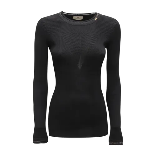 Knitwear > Round-neck Knitwear - - Elisabetta Franchi - Modalova