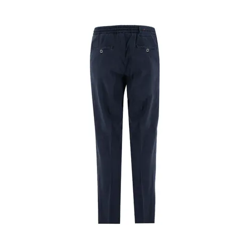 Kiton - Trousers > Chinos - Blue - Kiton - Modalova