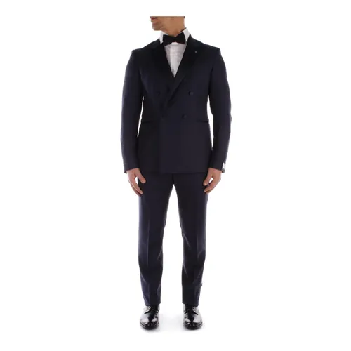 Suits > Suit Sets > Single Breasted Suits - - Tagliatore - Modalova