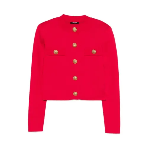 Knitwear > Cardigans - - Balmain - Modalova