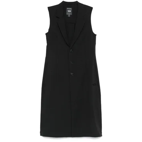 Y-3 - Jackets > Vests - Black - Y-3 - Modalova
