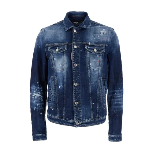 Jackets > Denim Jackets - - Dsquared2 - Modalova