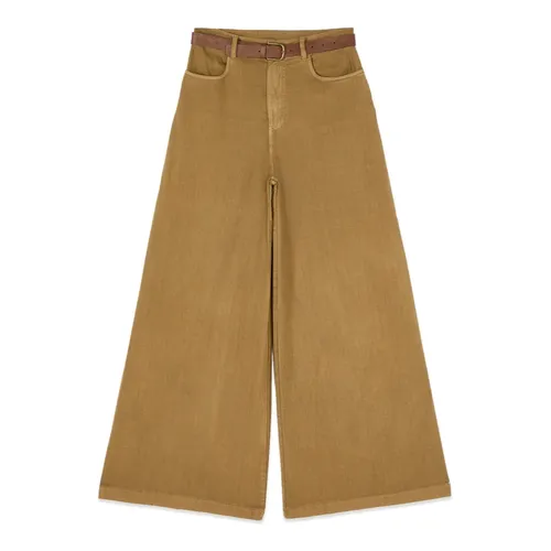 Trousers > Wide Trousers - - Oltre - Modalova