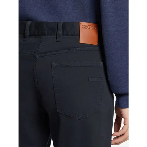 Trousers > Slim-fit Trousers - - Zegna - Modalova