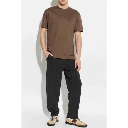 Trousers > Wide Trousers - - Emporio Armani - Modalova