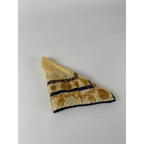 Pre-owned > Pre-owned Accessories > Pre-owned Scarves - - Celine Vintage - Modalova