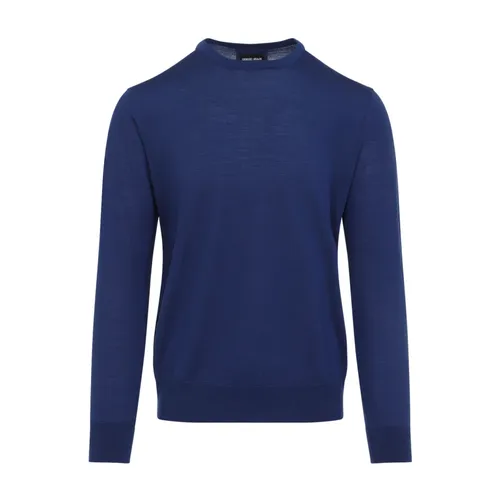 Knitwear > Round-neck Knitwear - - Giorgio Armani - Modalova