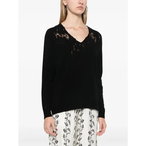 Knitwear > V-neck Knitwear - - Ermanno Scervino - Modalova