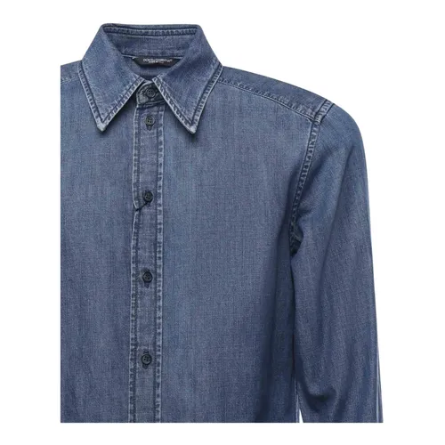 Shirts > Denim Shirts - - Dolce & Gabbana - Modalova