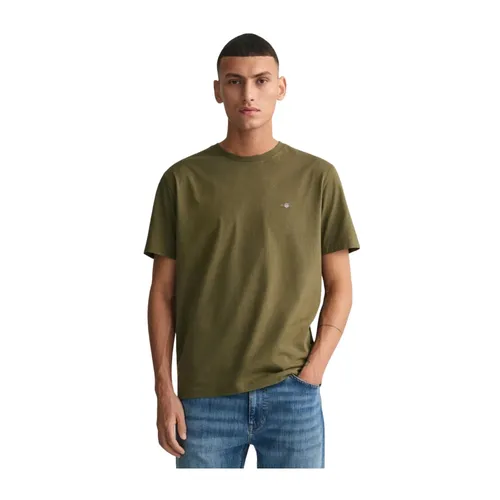 Gant - Tops > T-Shirts - Green - Gant - Modalova