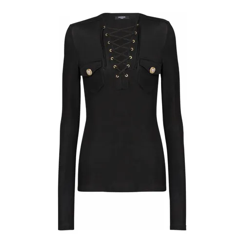 Tops > Long Sleeve Tops - - Balmain - Modalova