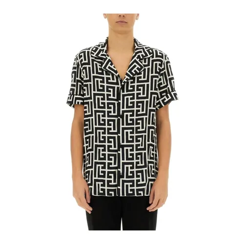Shirts > Short Sleeve Shirts - - Balmain - Modalova