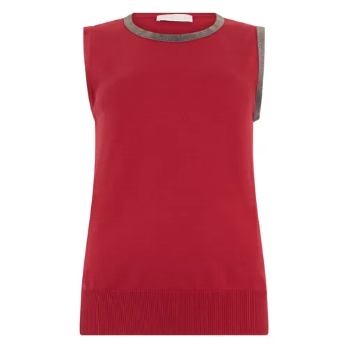 Tops > Sleeveless Tops - - Fabiana Filippi - Modalova