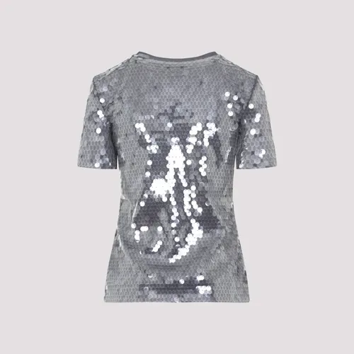 Sportmax - Tops > T-Shirts - Gray - Sportmax - Modalova