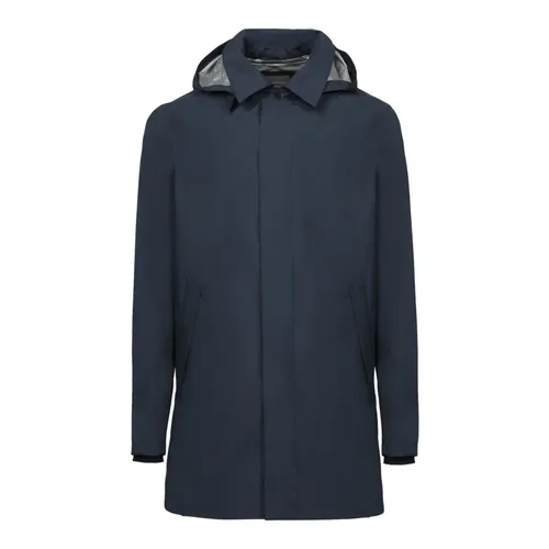 Herno - Coats > Parkas - Blue - Herno - Modalova