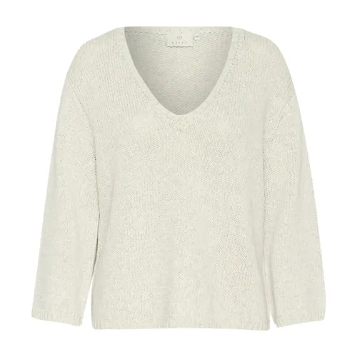 Knitwear > V-neck Knitwear - - Kaffe - Modalova