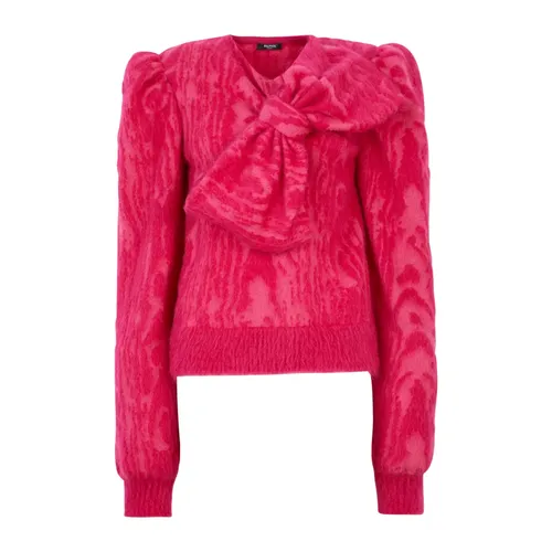 Knitwear > V-neck Knitwear - - Balmain - Modalova