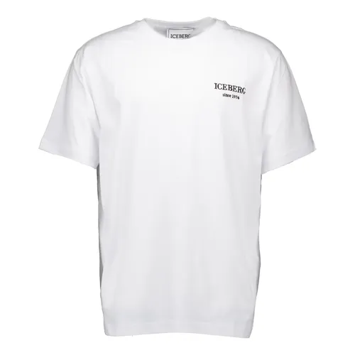 Iceberg - Tops > T-Shirts - White - Iceberg - Modalova