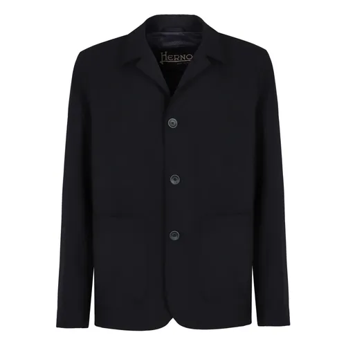 Herno - Jackets > Blazers - Blue - Herno - Modalova