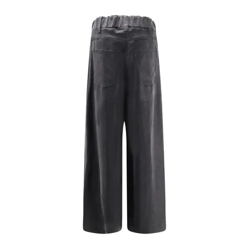 Trousers > Wide Trousers - - Alysi - Modalova