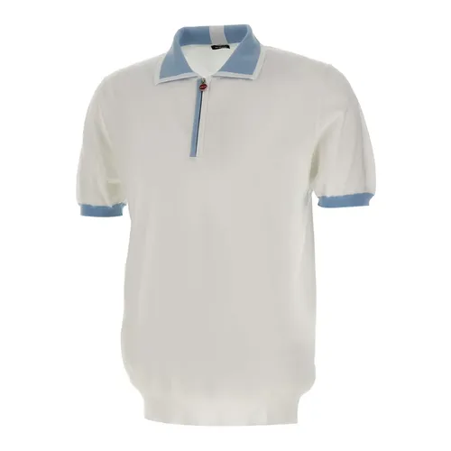 Kiton - Tops > Polo Shirts - Blue - Kiton - Modalova