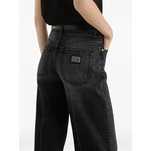 Jeans > Wide Jeans - - Dolce & Gabbana - Modalova