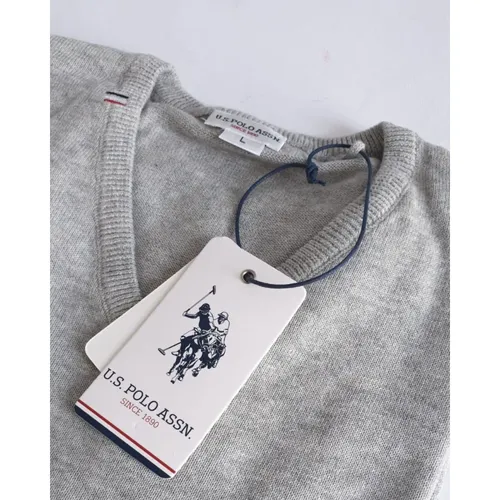 Knitwear > V-neck Knitwear - - U.s. Polo Assn. - Modalova