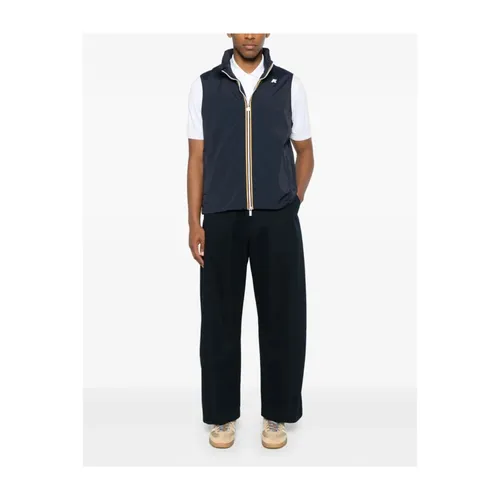 K-Way - Jackets > Vests - Blue - K-Way - Modalova