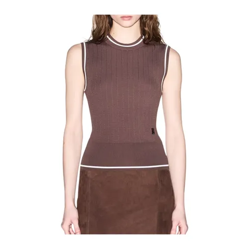 Tops > Sleeveless Tops - - Armani Exchange - Modalova