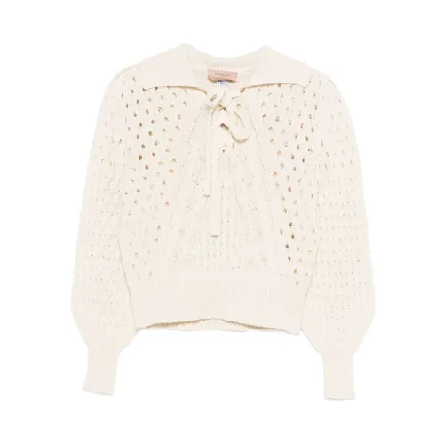 Knitwear > V-neck Knitwear - - Twinset - Modalova