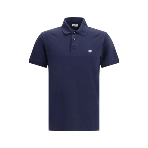 Etro - Tops > Polo Shirts - Blue - Etro - Modalova
