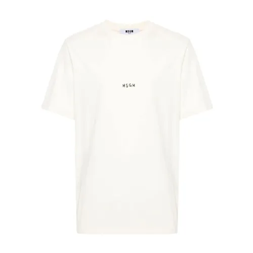Msgm - Tops > T-Shirts - White - Msgm - Modalova