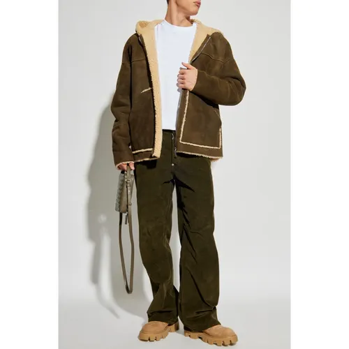 Jackets > Leather Jackets - - Dsquared2 - Modalova