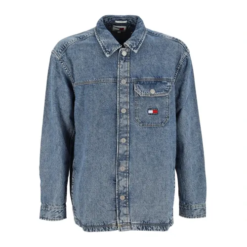 Shirts > Denim Shirts - - Tommy Jeans - Modalova