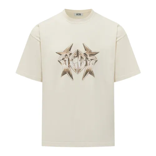 Gcds - Tops > T-Shirts - Beige - Gcds - Modalova