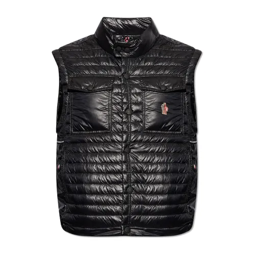 Moncler - Jackets > Vests - Black - Moncler - Modalova