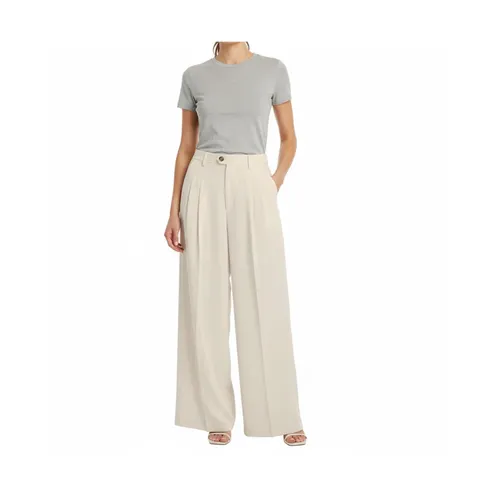Trousers > Wide Trousers - - Sand - Modalova