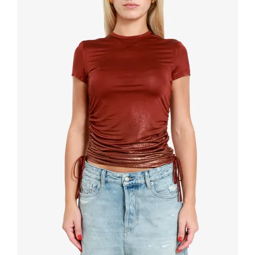 Diesel - Tops > T-Shirts - Brown - Diesel - Modalova