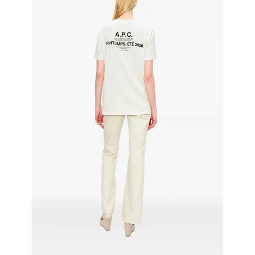 A.p.c. - Tops > T-Shirts - White - A.p.c. - Modalova