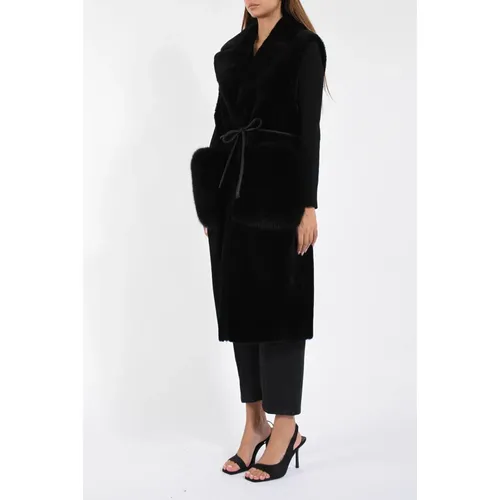 Coats > Belted Coats - - Blancha - Modalova