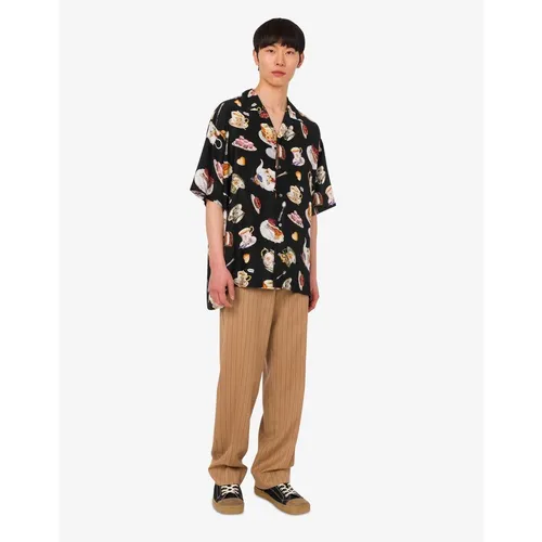 Trousers > Straight Trousers - - Moschino - Modalova