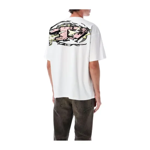 Diesel - Tops > T-Shirts - White - Diesel - Modalova