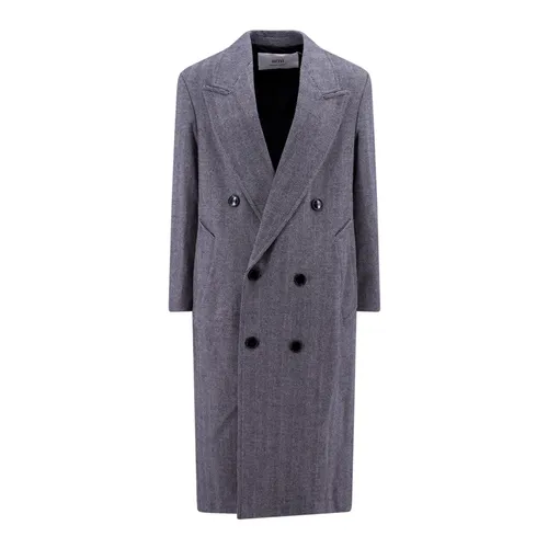 Coats > Double-Breasted Coats - - Ami Paris - Modalova
