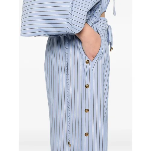 Trousers > Wide Trousers - - Zimmermann - Modalova