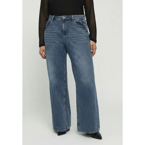 Jeans > Wide Jeans - - Fiorella Rubino - Modalova