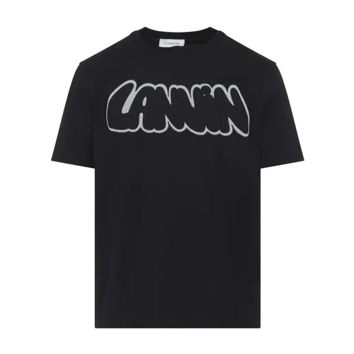 Lanvin - Tops > T-Shirts - Black - Lanvin - Modalova