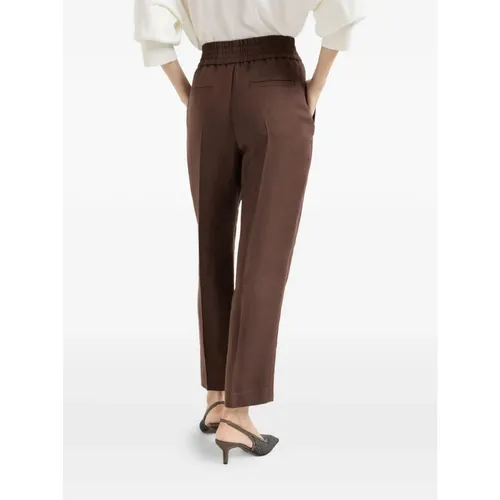 Trousers > Straight Trousers - - Brunello Cucinelli - Modalova