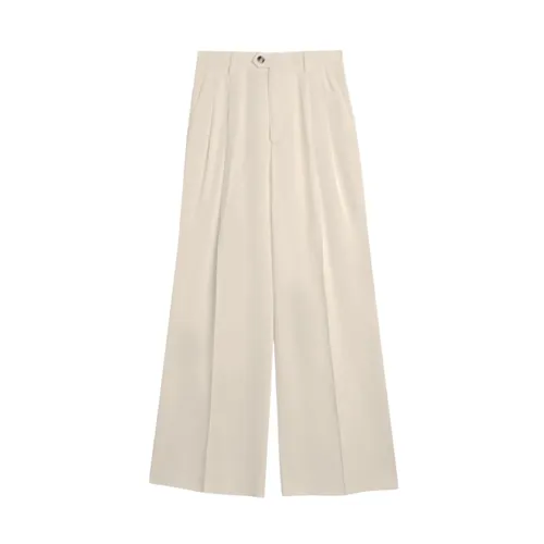 Trousers > Wide Trousers - - Sand - Modalova